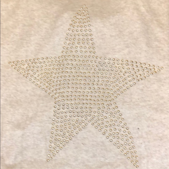 Cliche Tan Brown Sweater with gold beaded star - Picture 3 of 6